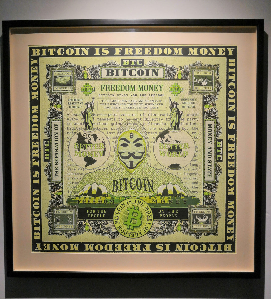 Freedom Money Collectors Edition – Lucho Poletti Art