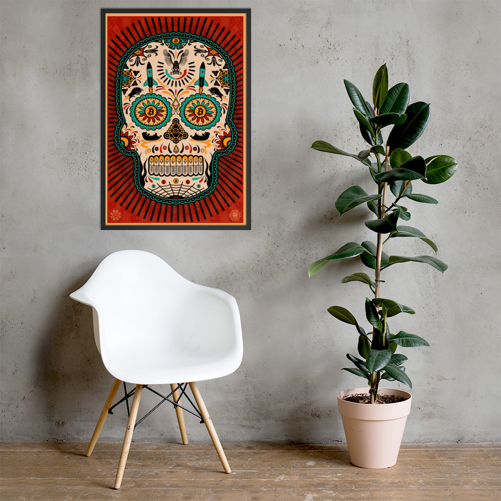 Weed Pattern Cannabis Golden Designer Cool Wall Decor Art Print Poster  12x18 - Poster Foundry