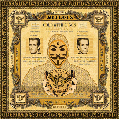 Gold With Wings (AudioVisual Bitcoin Art)