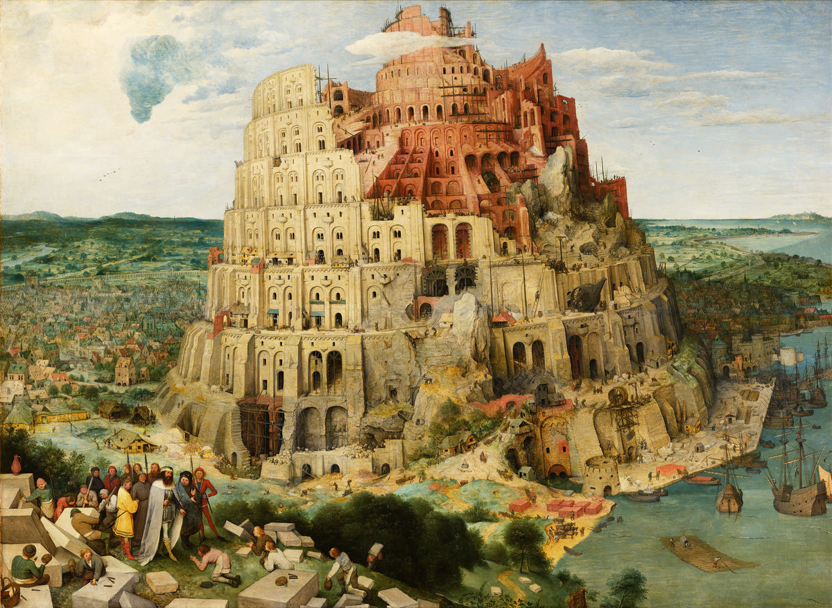 The Tower of Babel by Pieter Bruegel the Elder, the original painting