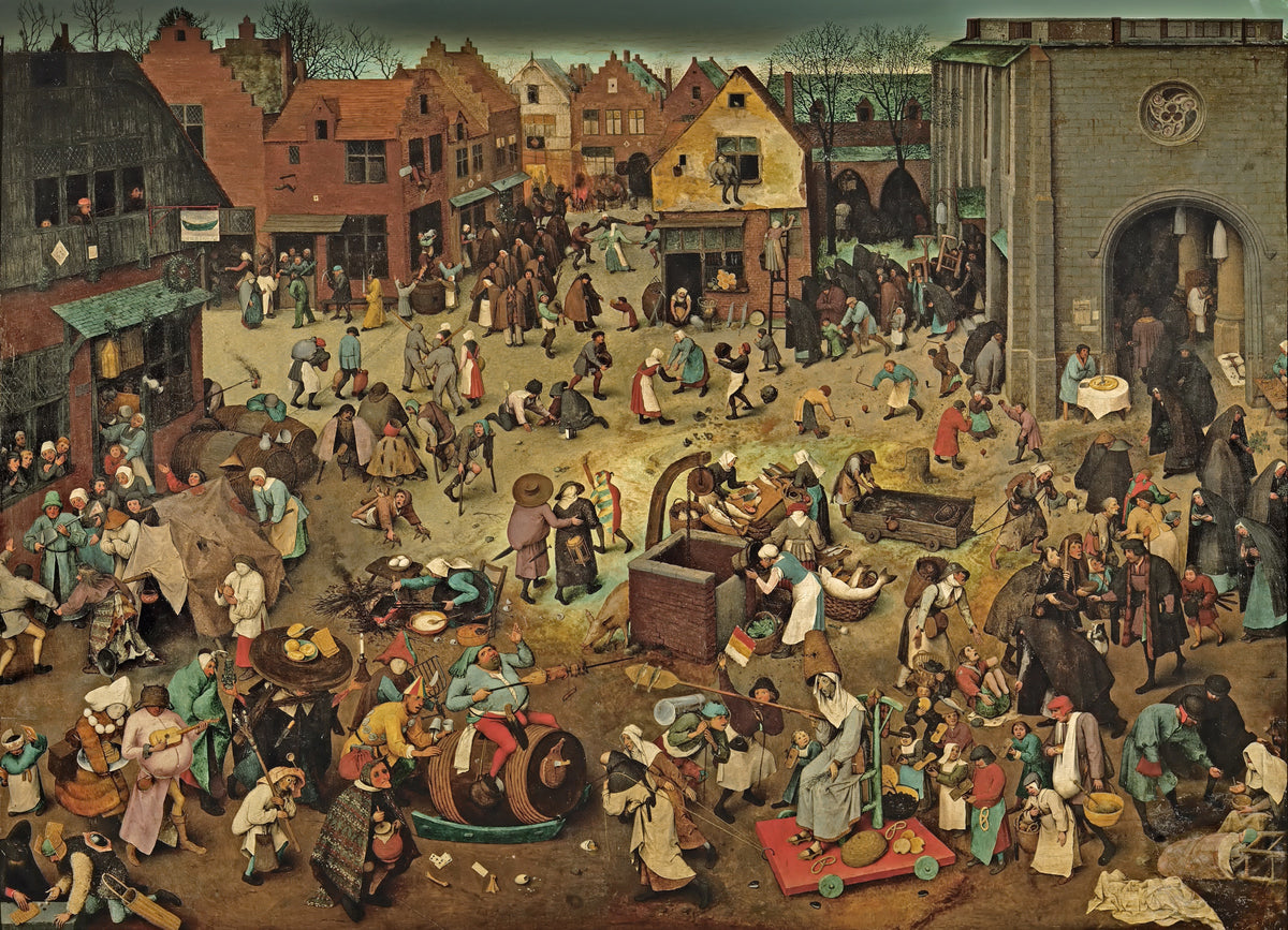 Carnival and Lent by Pieter Bruegel the Elder, the original painting
