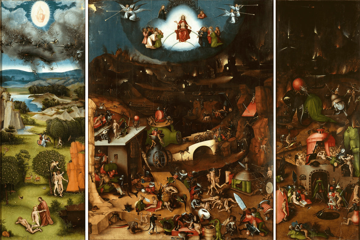 The Last Judgment by Hieronymus Bosch, the original painting